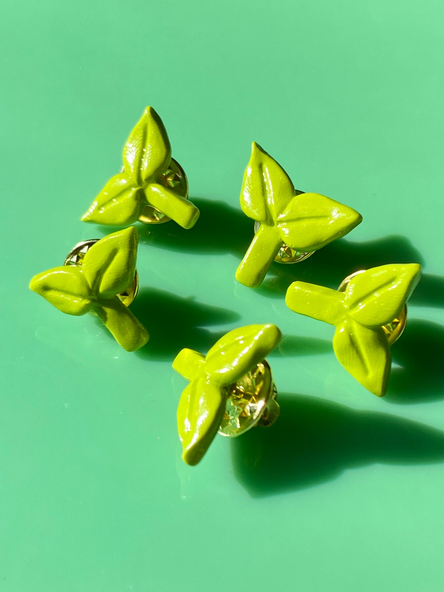 Chartreuse Sprout Pin