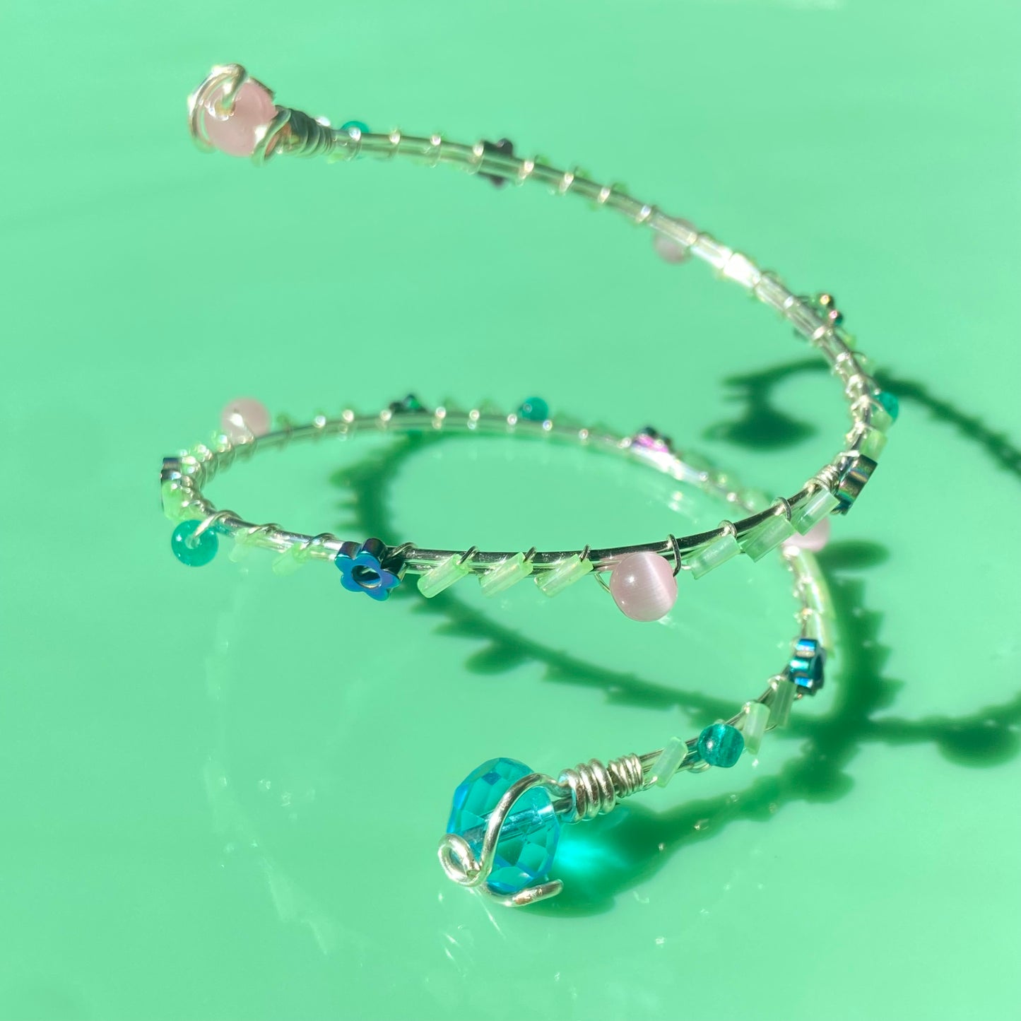 Mint/Turquoise/Baby Pink Arm Cuff