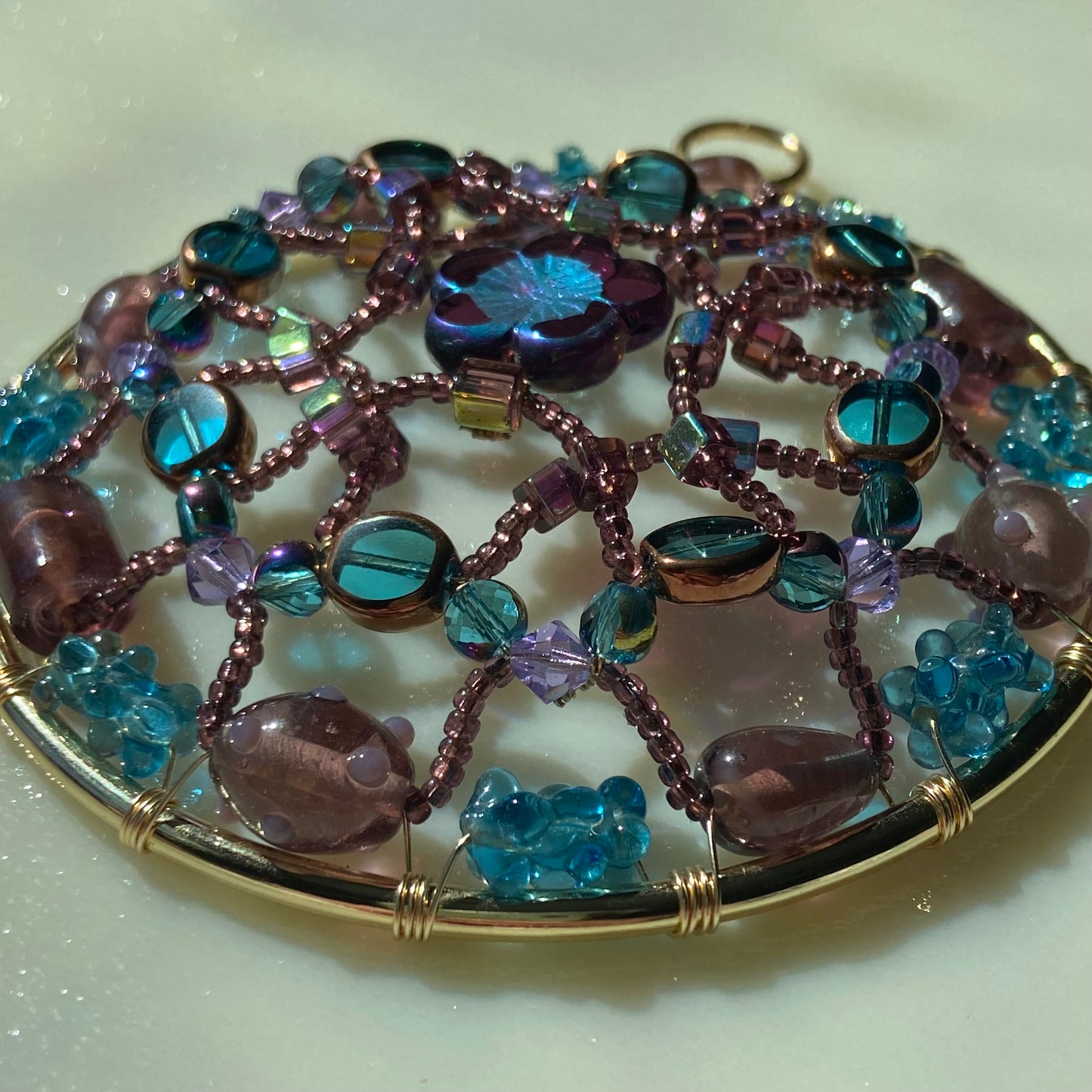 Plum-Berry Jelly Sun Catcher// 4”