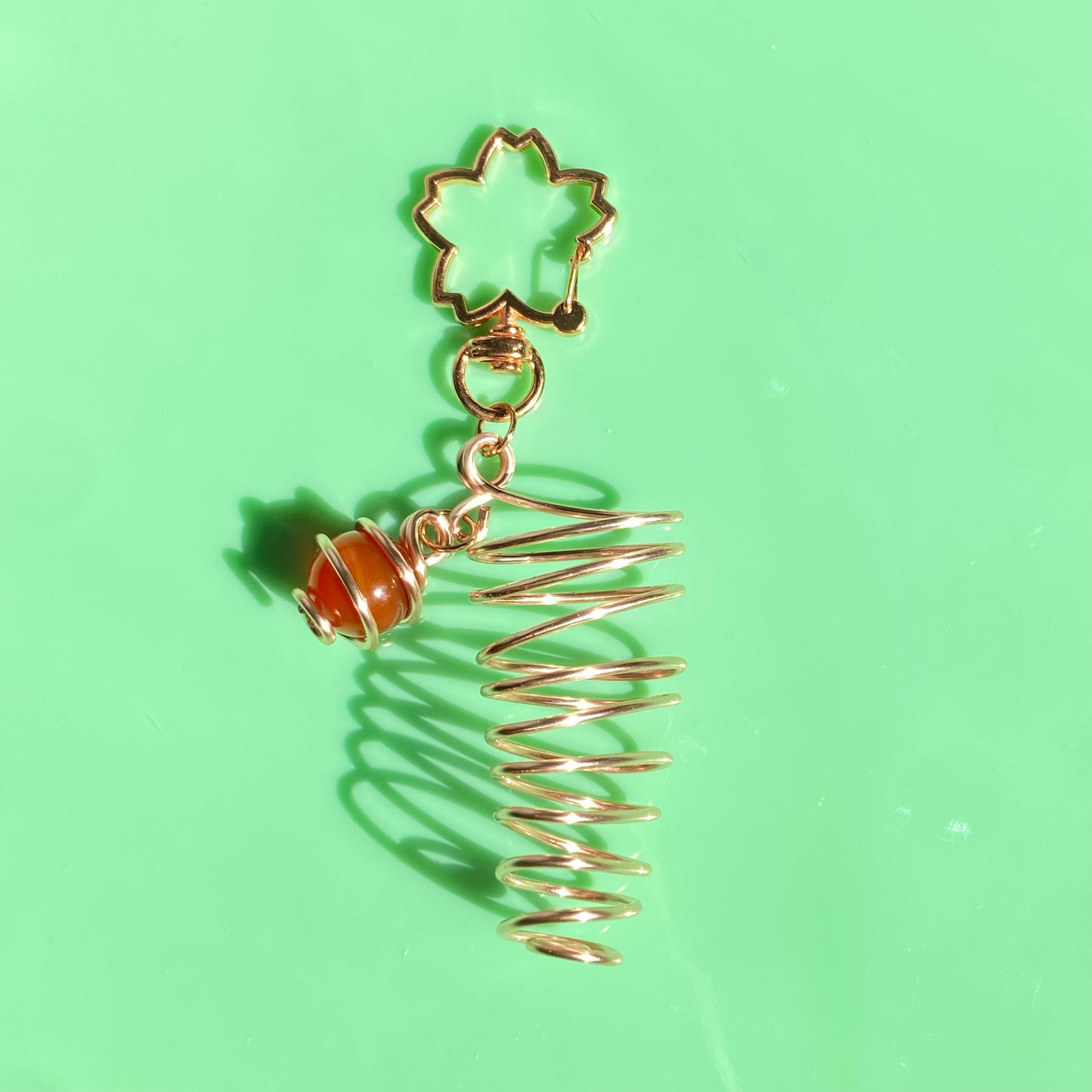 Lighter Holder w/ Gemstone Charm