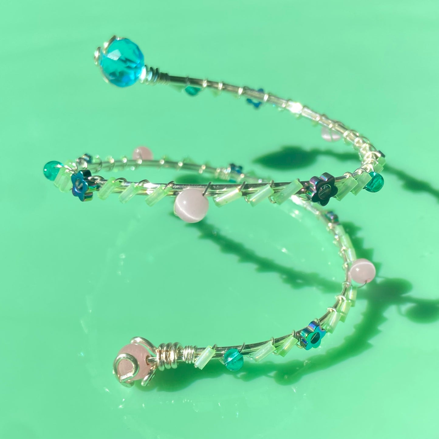 Mint/Turquoise/Baby Pink Arm Cuff