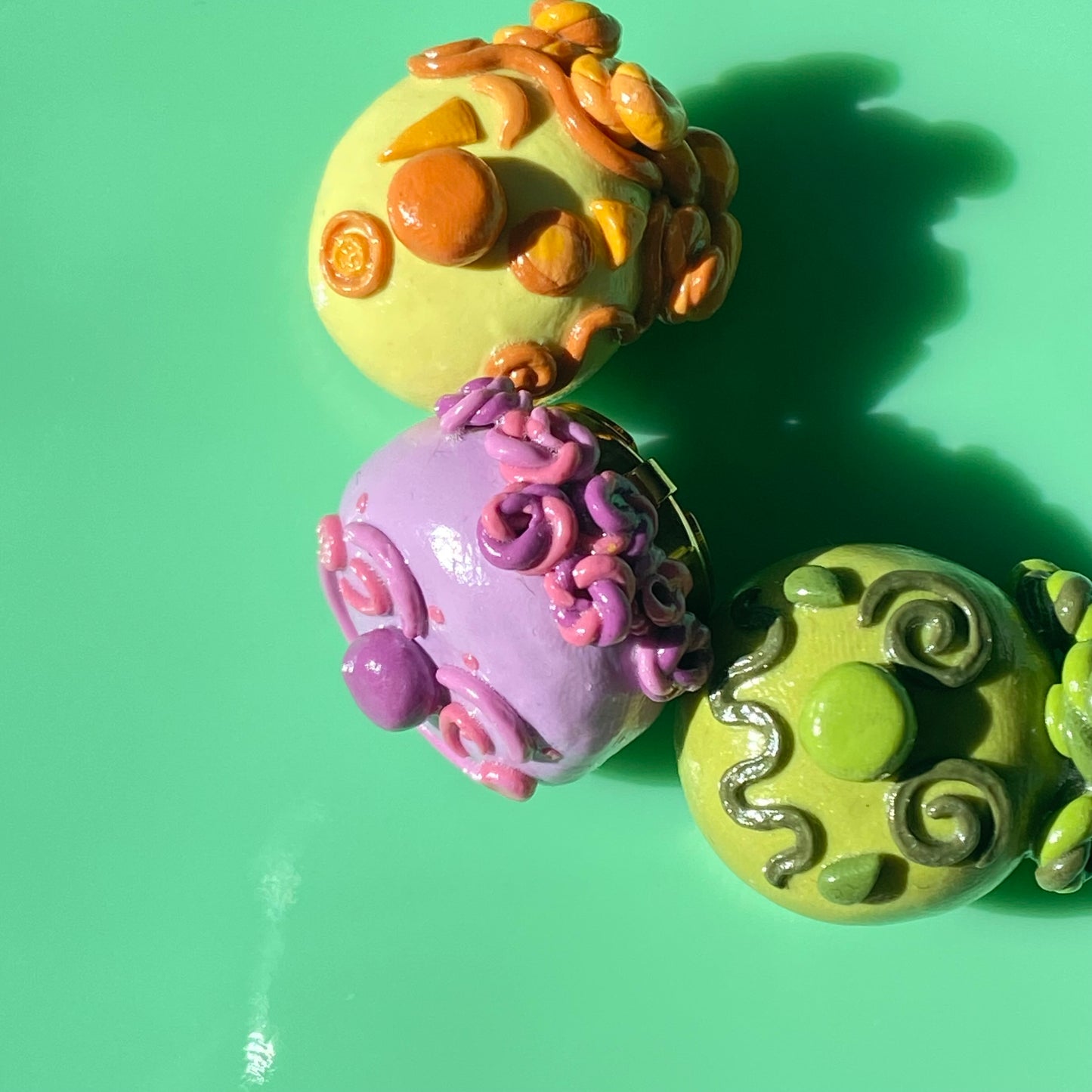 Clown Collection// Big Happy Baby Button Cover