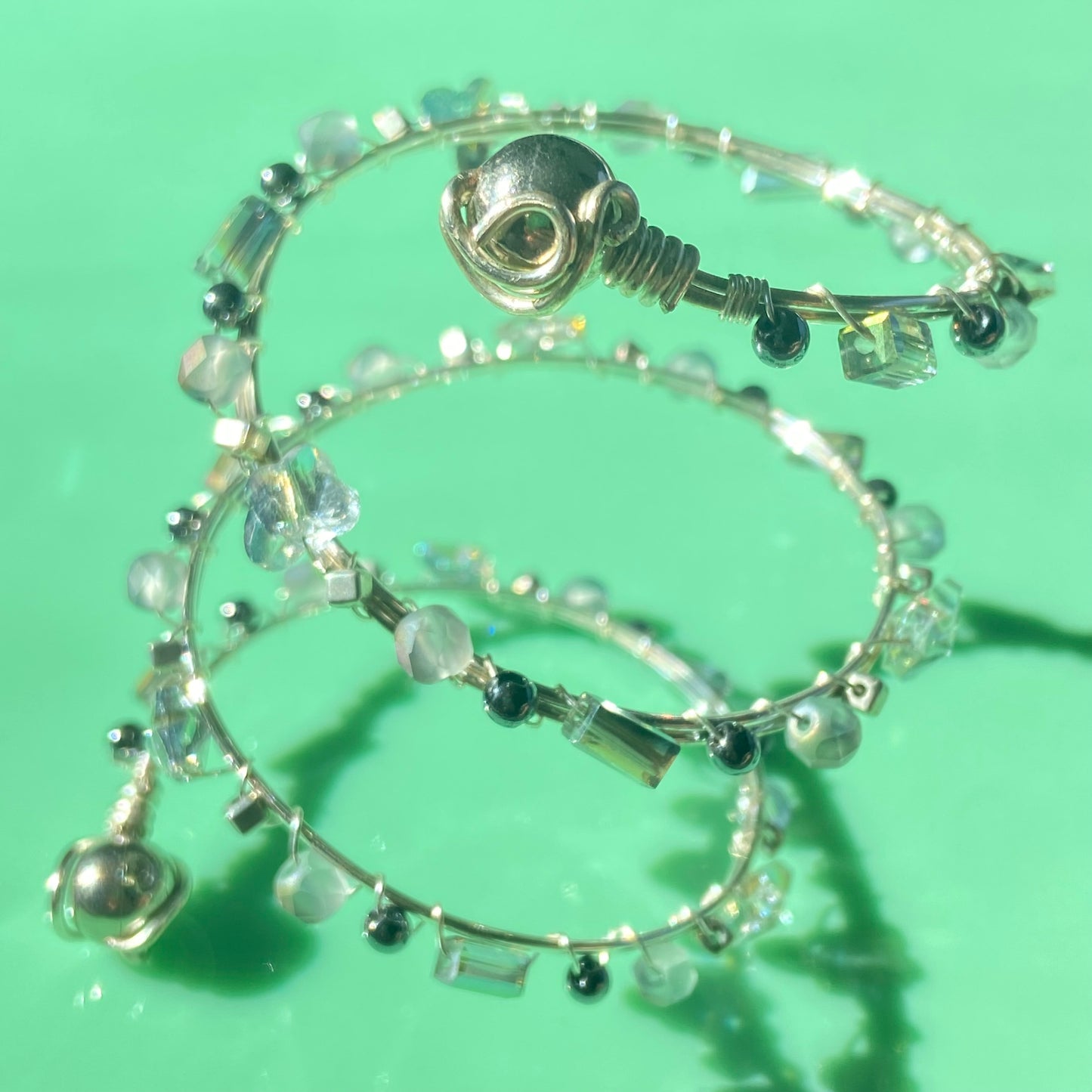 Grey & Silver Arm Cuff
