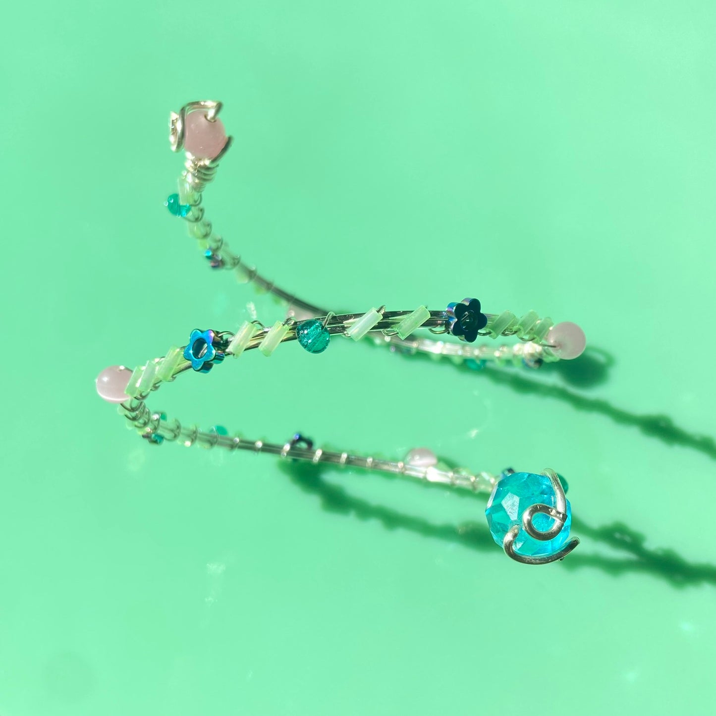 Mint/Turquoise/Baby Pink Arm Cuff