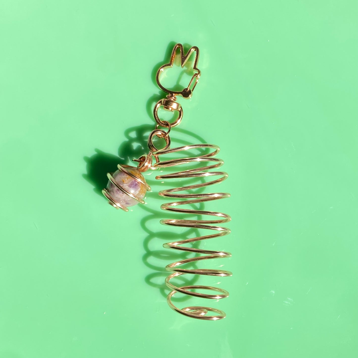 Lighter Holder w/ Gemstone Charm