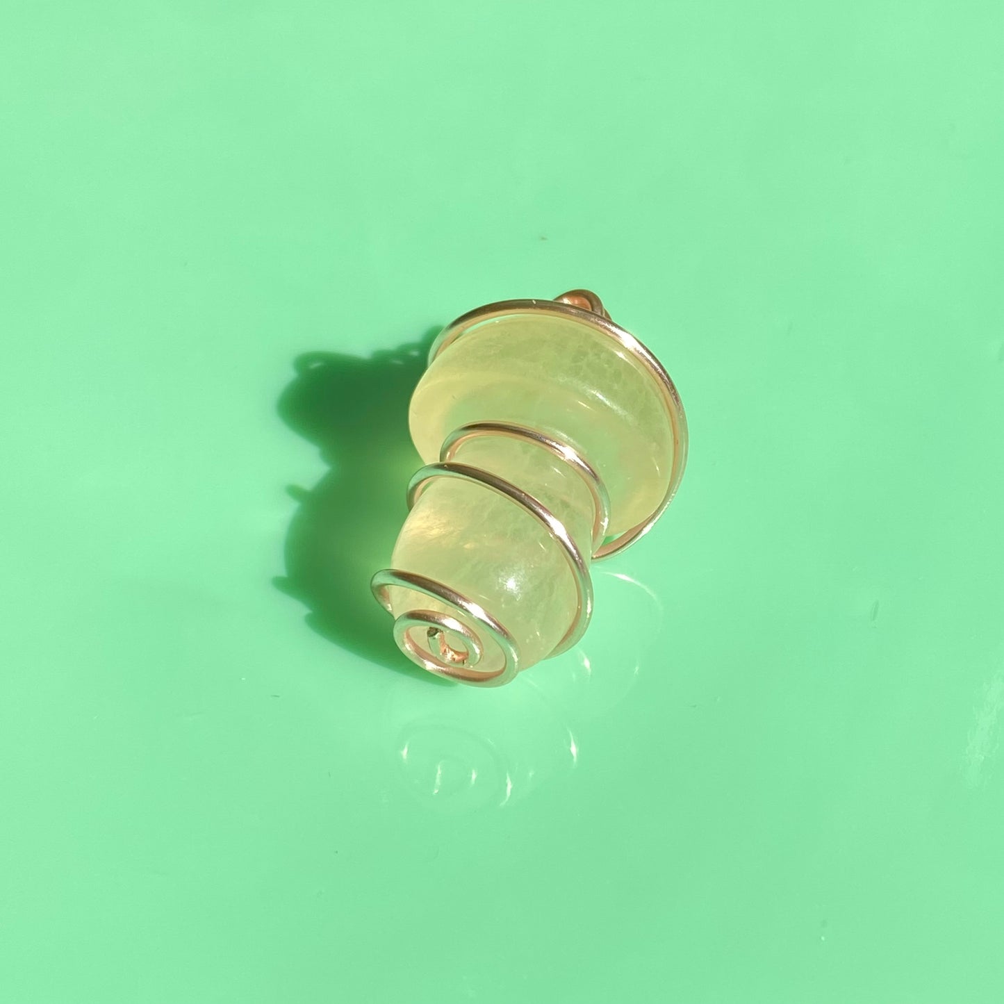 Big Fluorite Mushroom Pendants