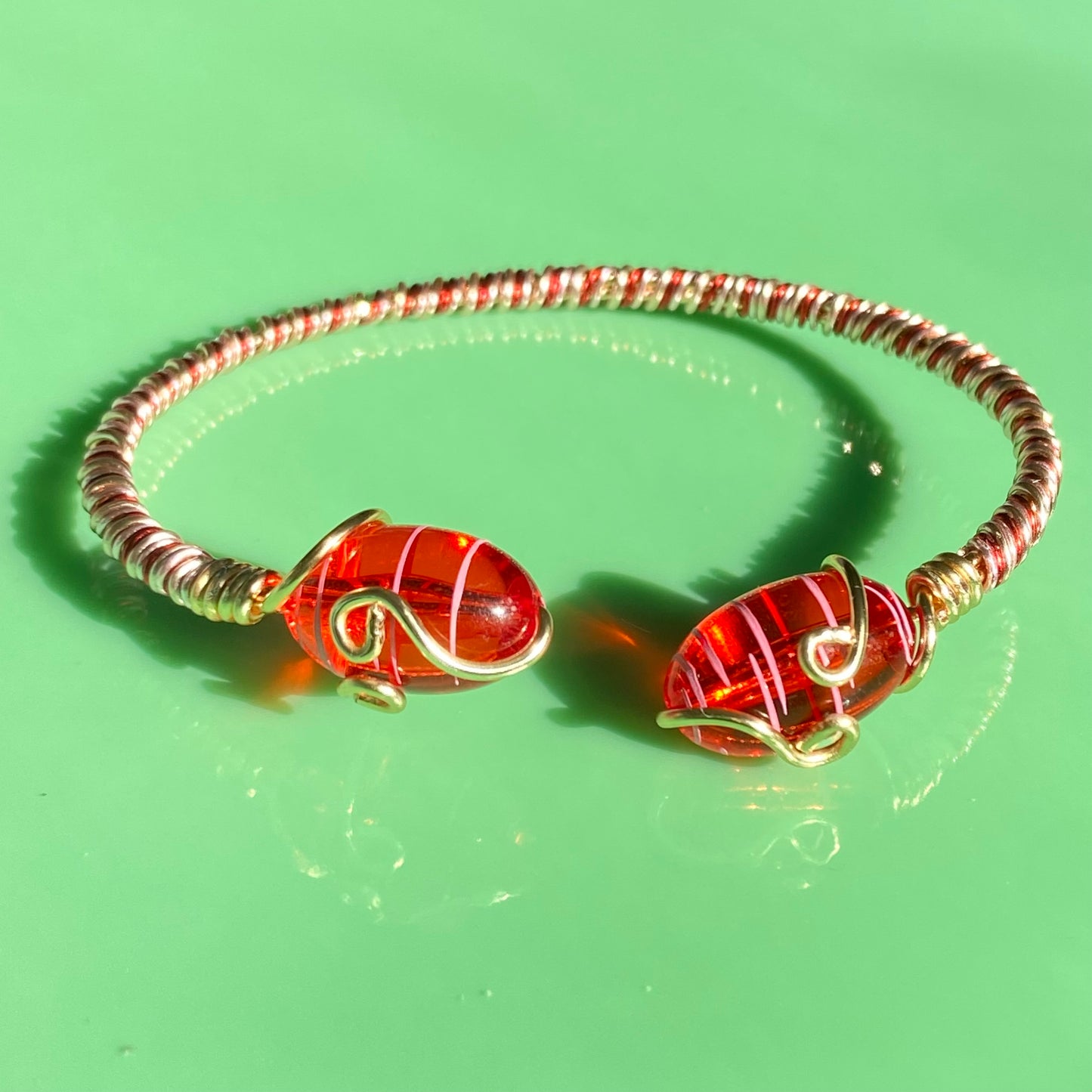Light Pink/Red Cuff