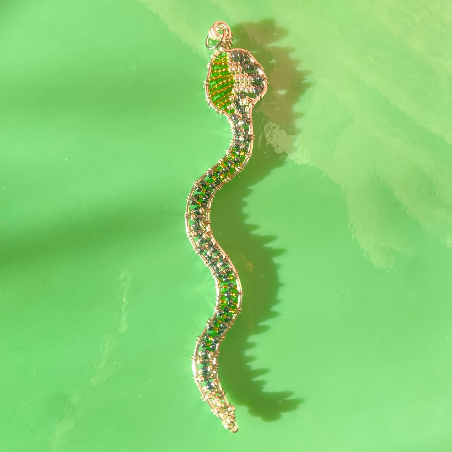 Viper Snake Beaded Pendants