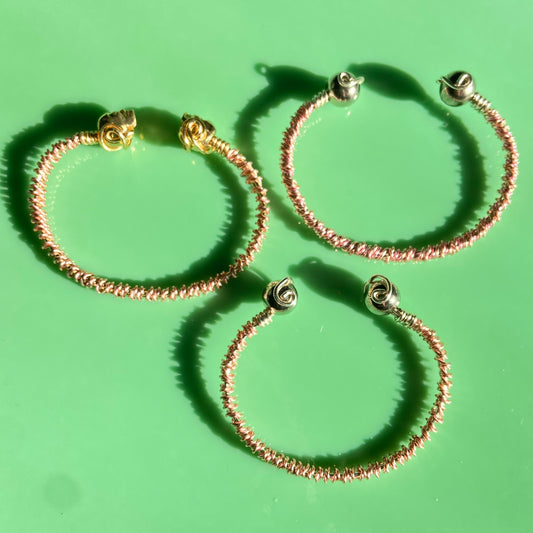 Pink “Barbed” Cuffs