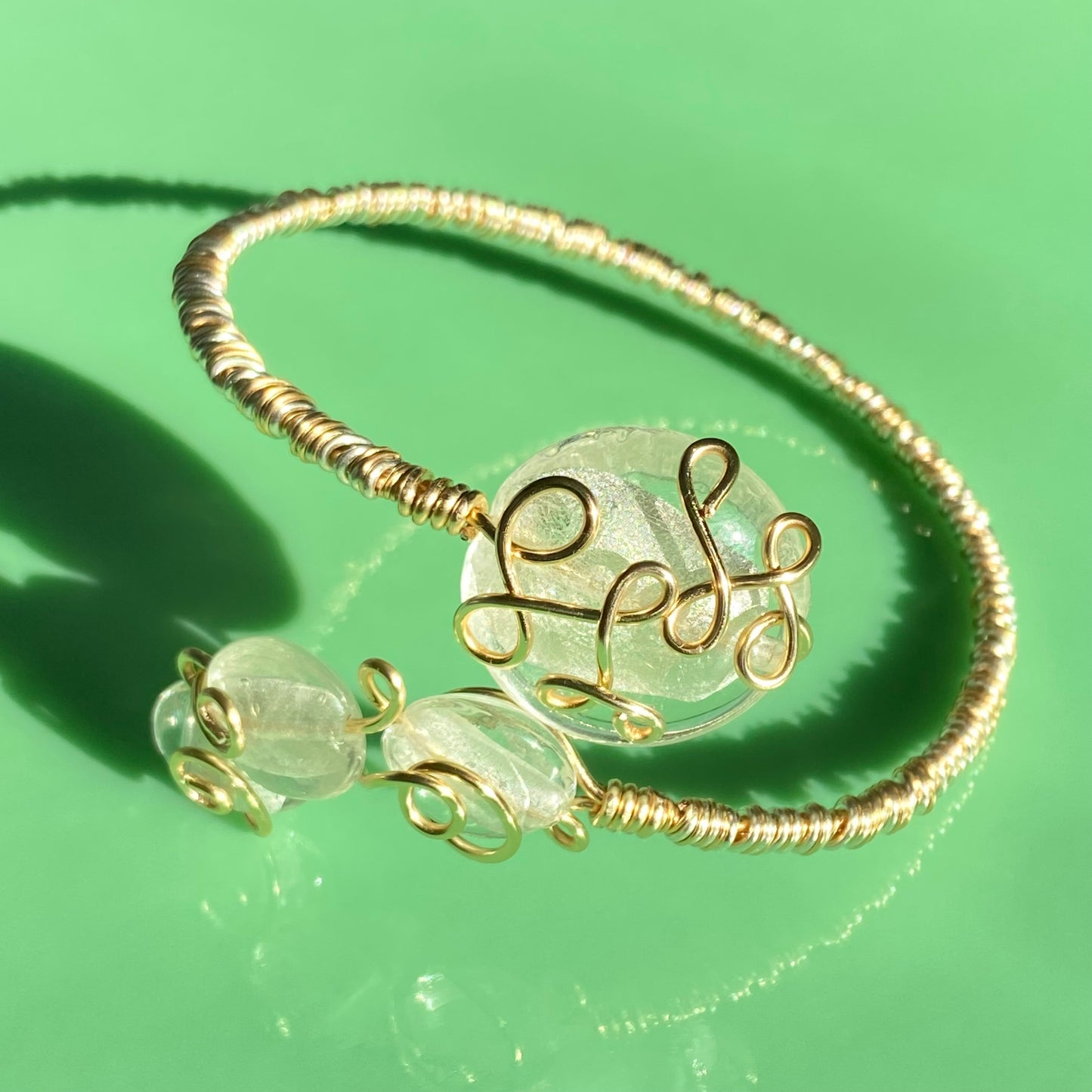 Gold/Silver/White Cuff