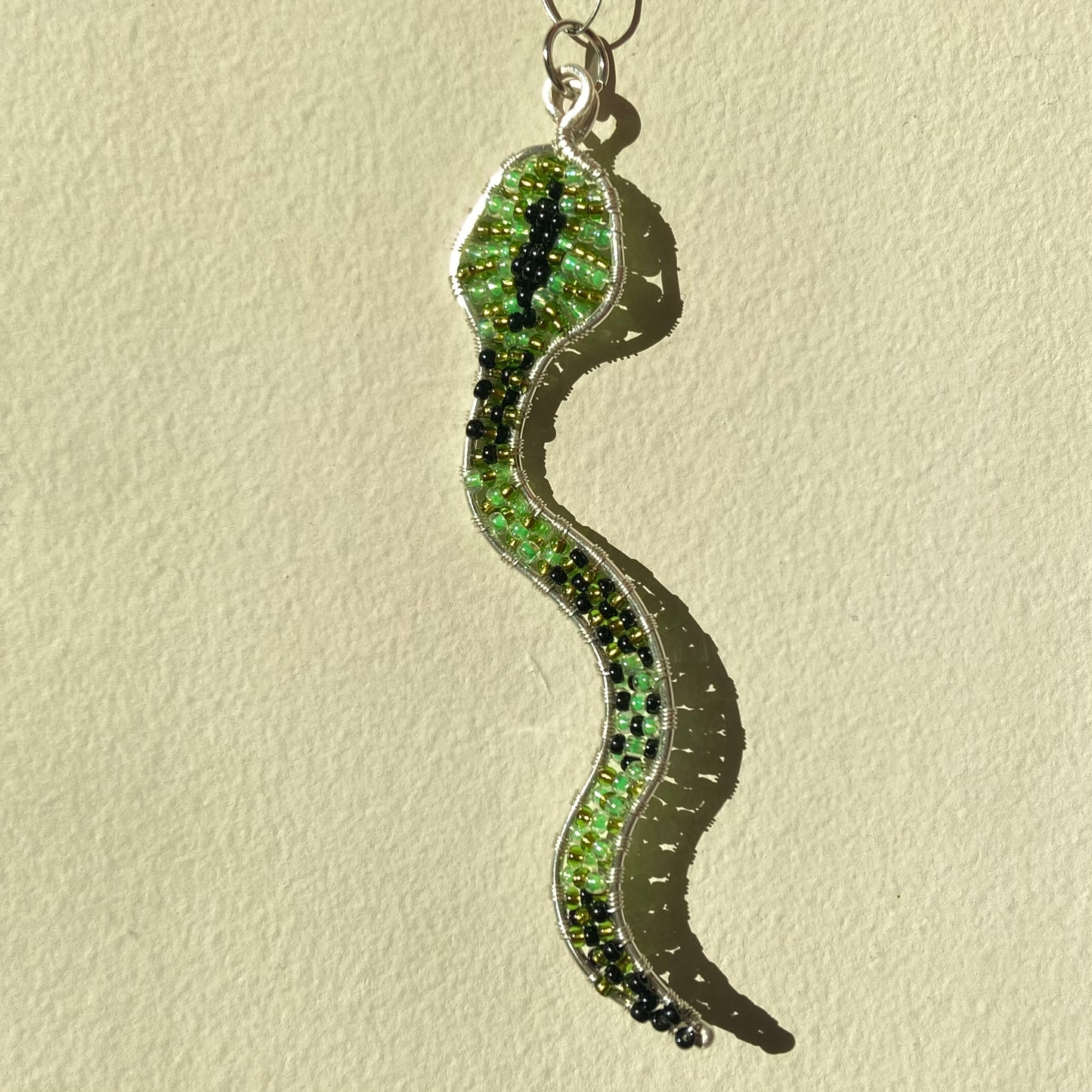 Viper Snake Beaded Pendants