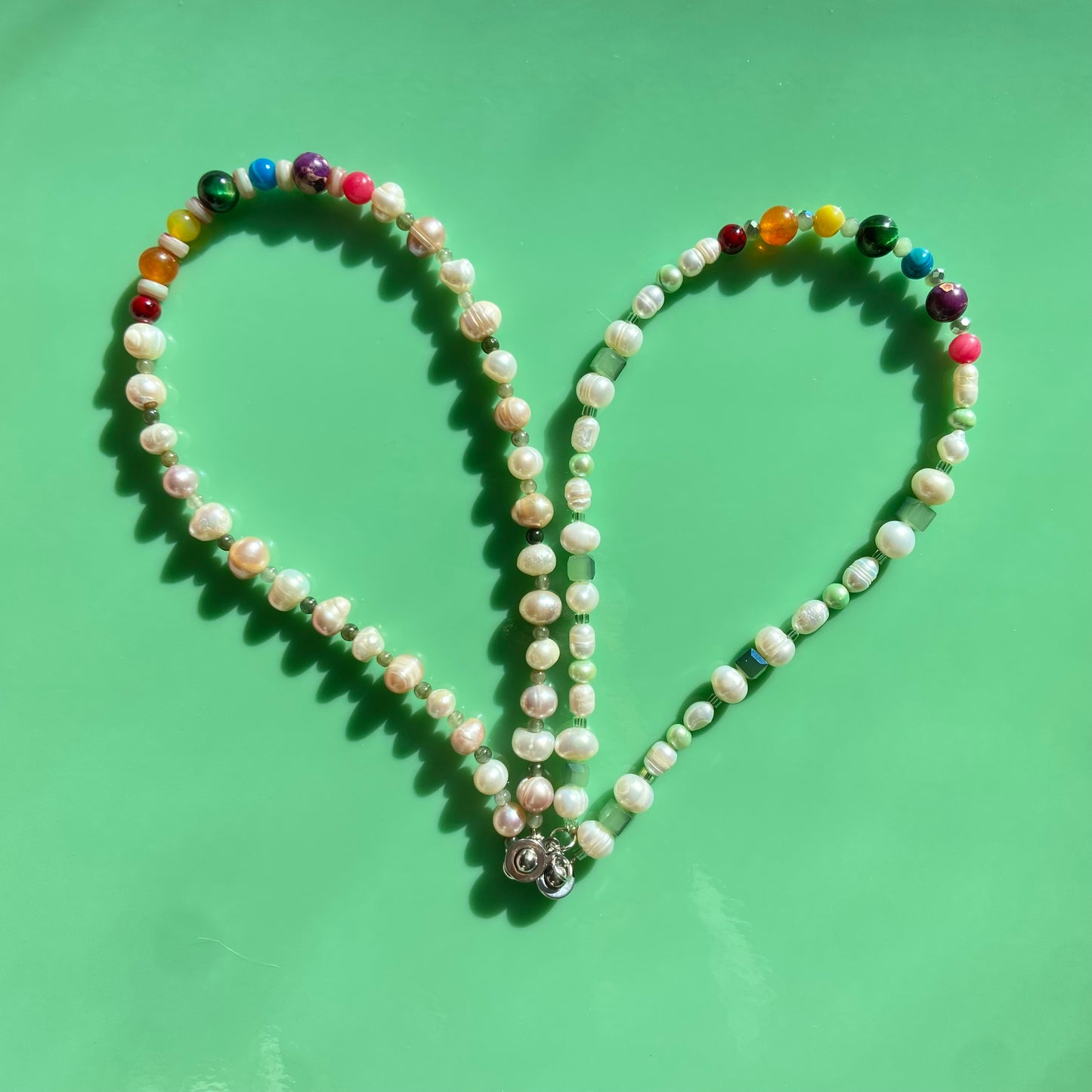 Pride Collection// Rainbow/Chunky Pearl Necklaces