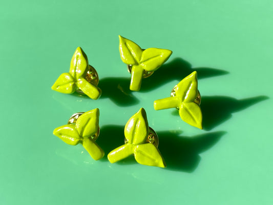 Chartreuse Sprout Pin