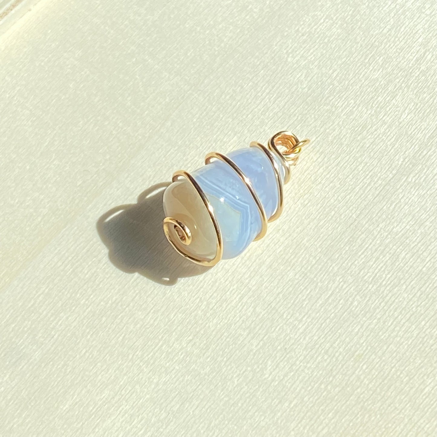 Blue Lace Agate Pendant