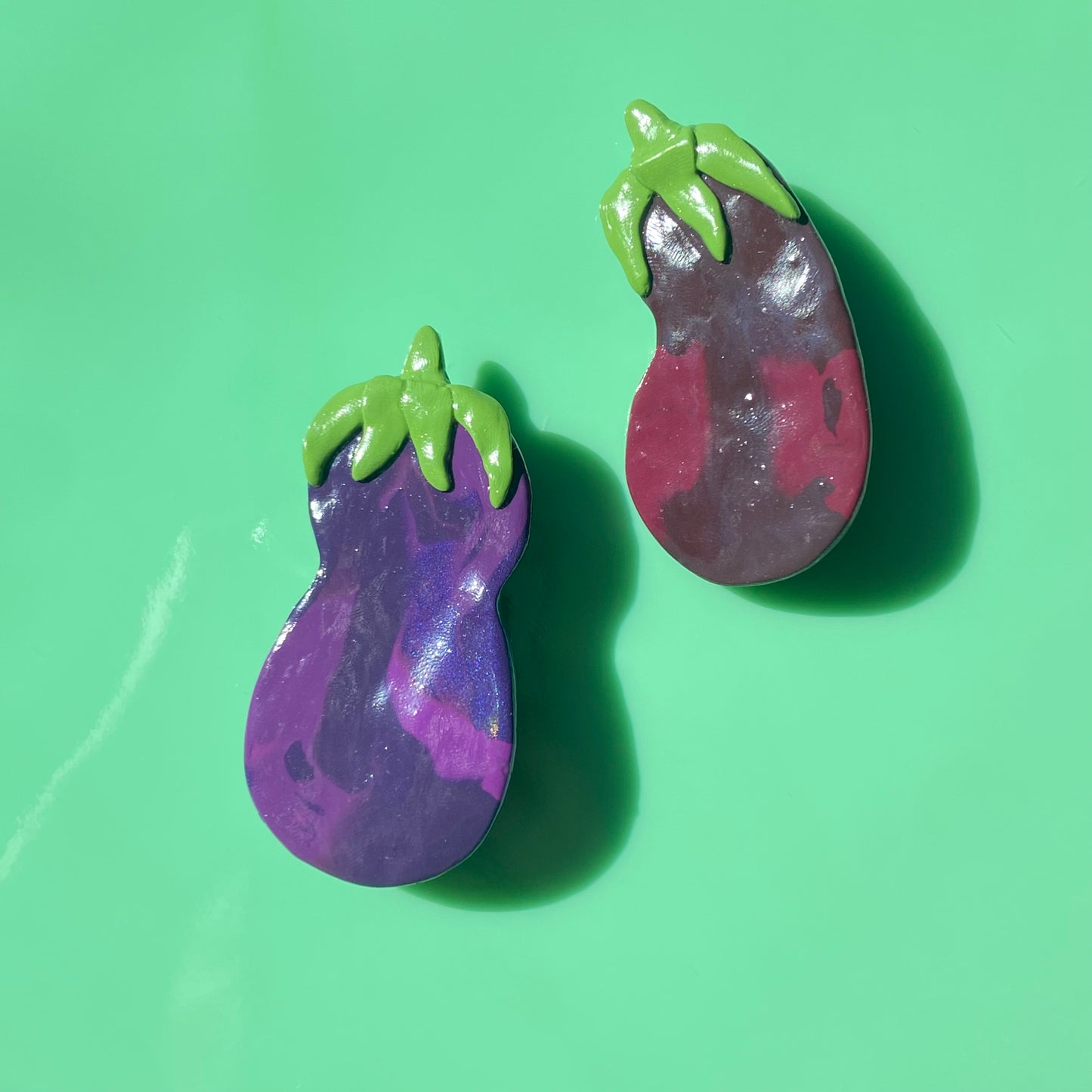 XL Eggplant Pins