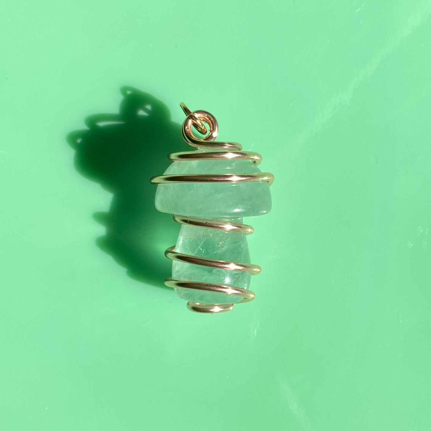 Big Fluorite Mushroom Pendants