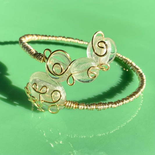 Gold/Silver/White Cuff