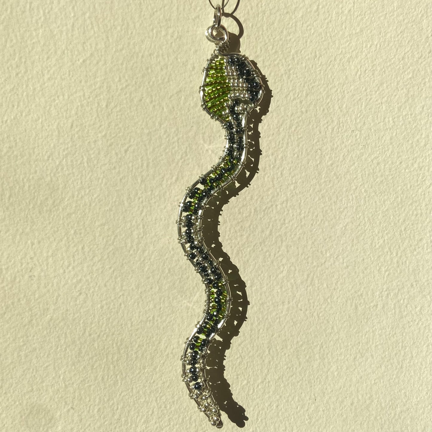 Viper Snake Beaded Pendants
