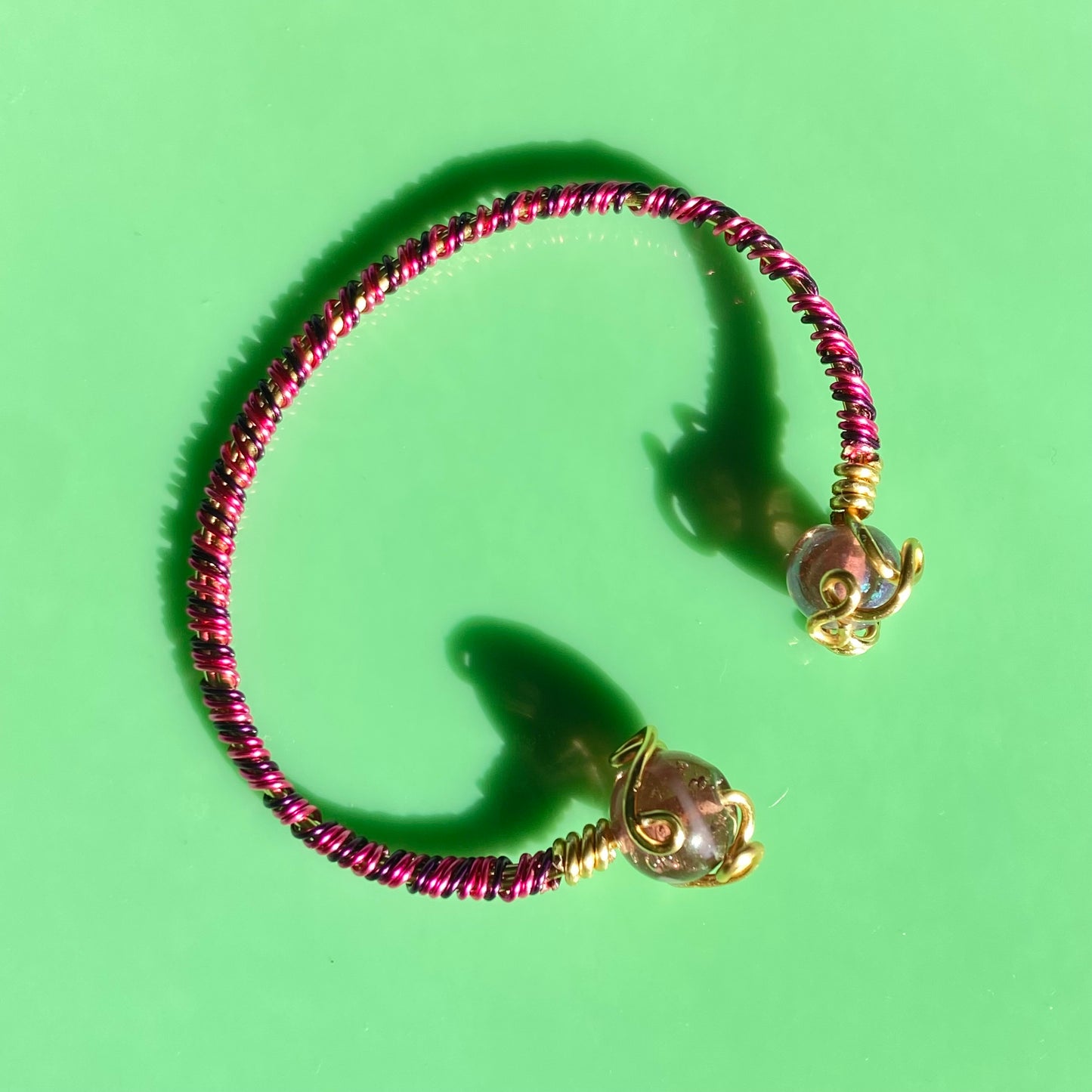 Magenta/Plum Arm Cuff