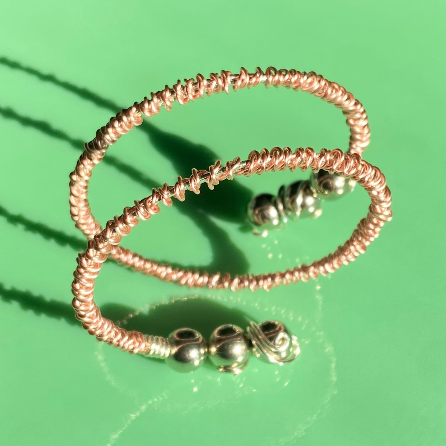 Pink “Barbed” Silver Necklace/Arm Cuff