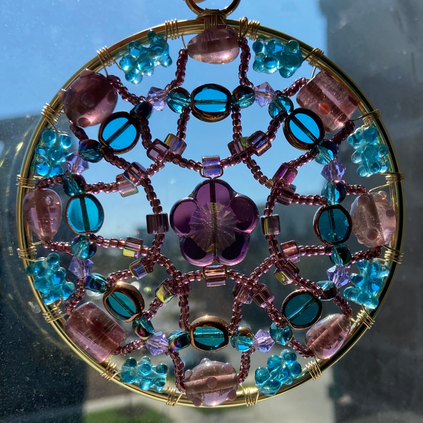 Plum-Berry Jelly Sun Catcher// 4”