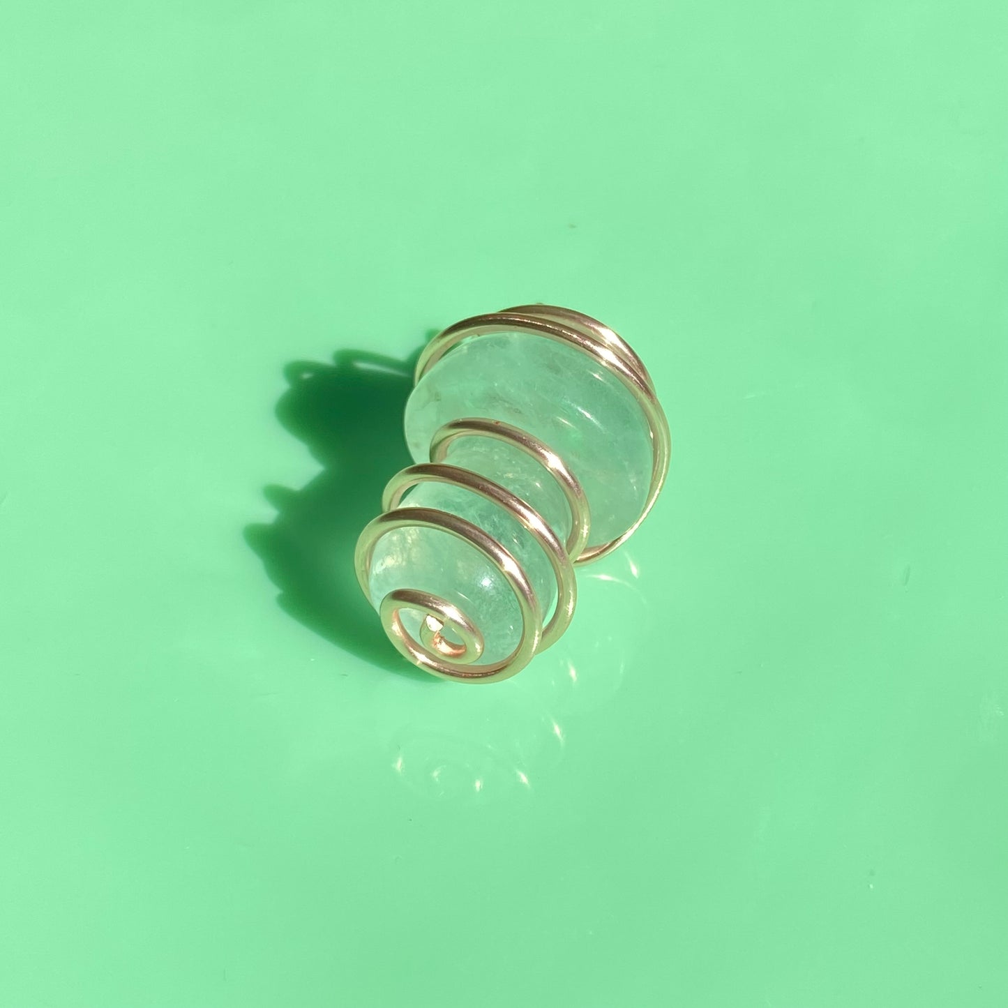 Big Fluorite Mushroom Pendants