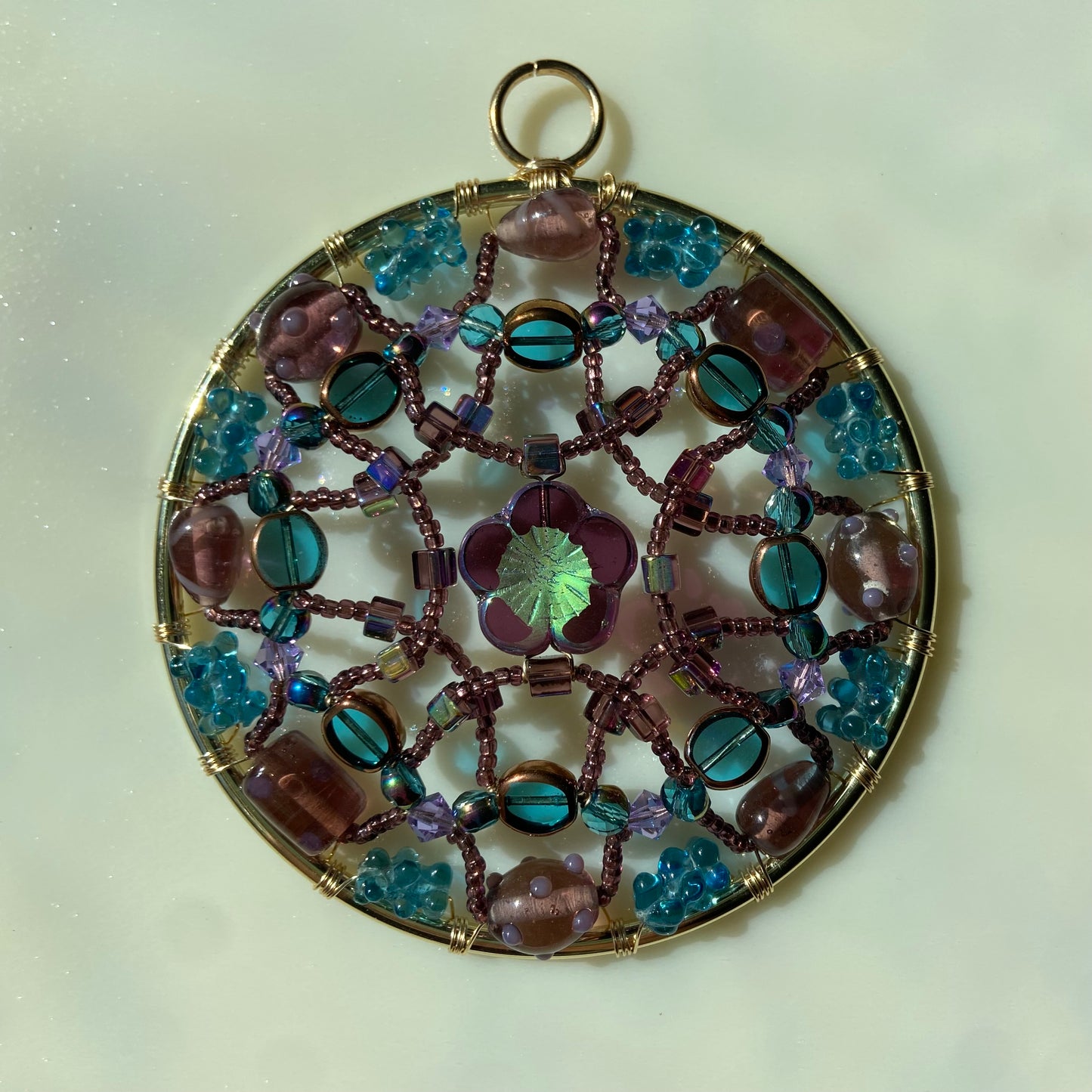 Plum-Berry Jelly Sun Catcher// 4”