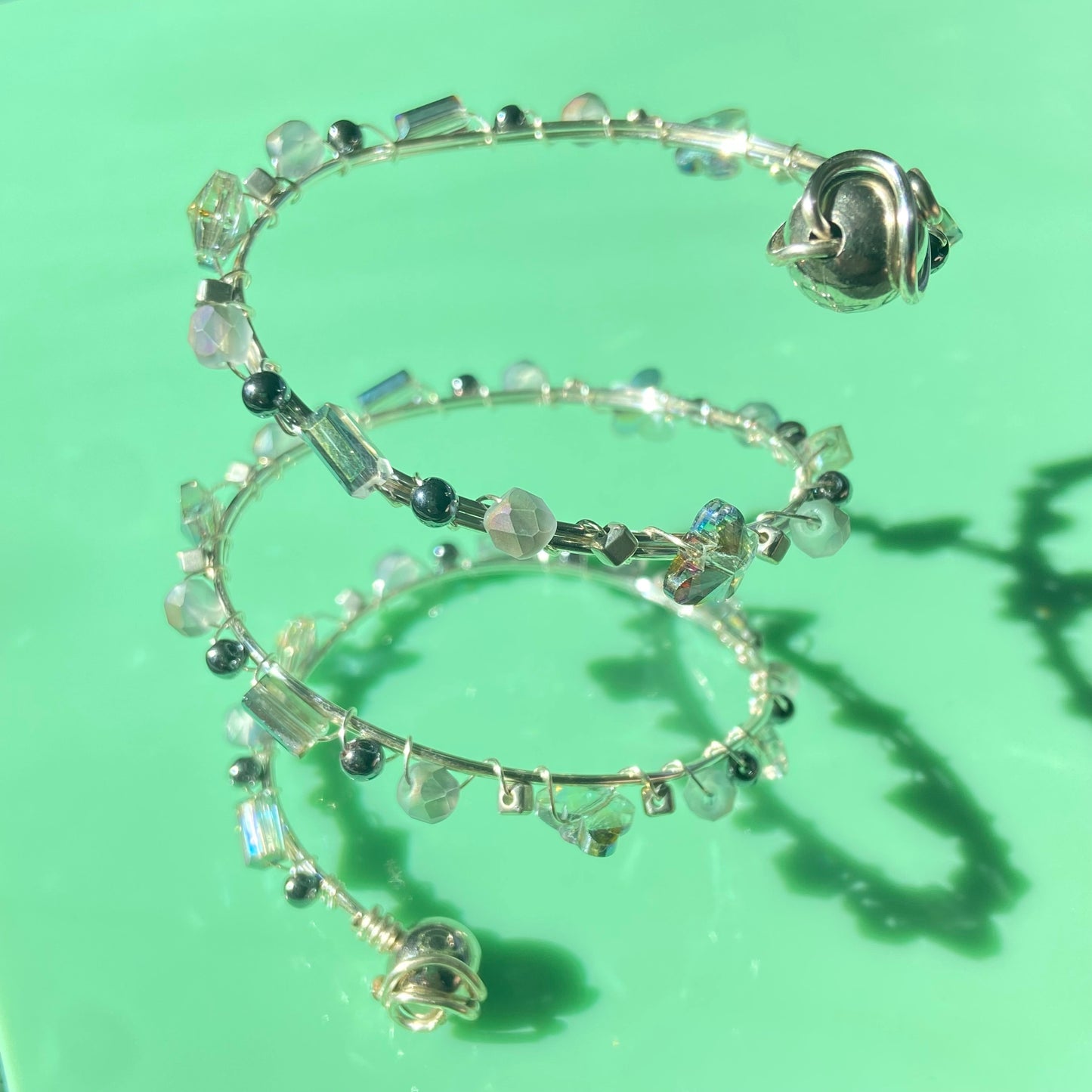 Grey & Silver Arm Cuff