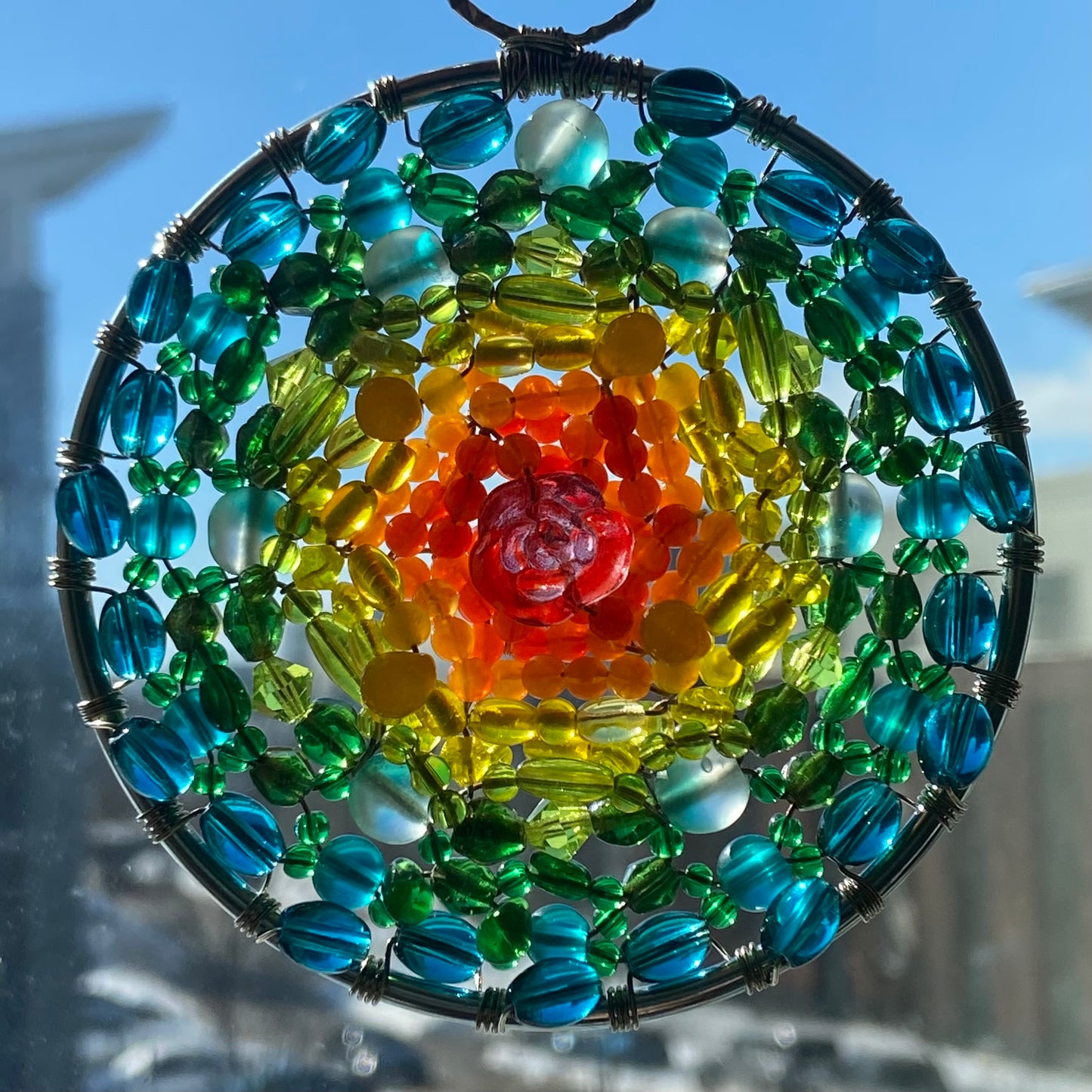 Rainbow Sun Catcher// 3”