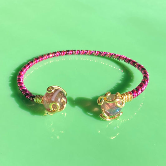 Magenta/Plum Arm Cuff