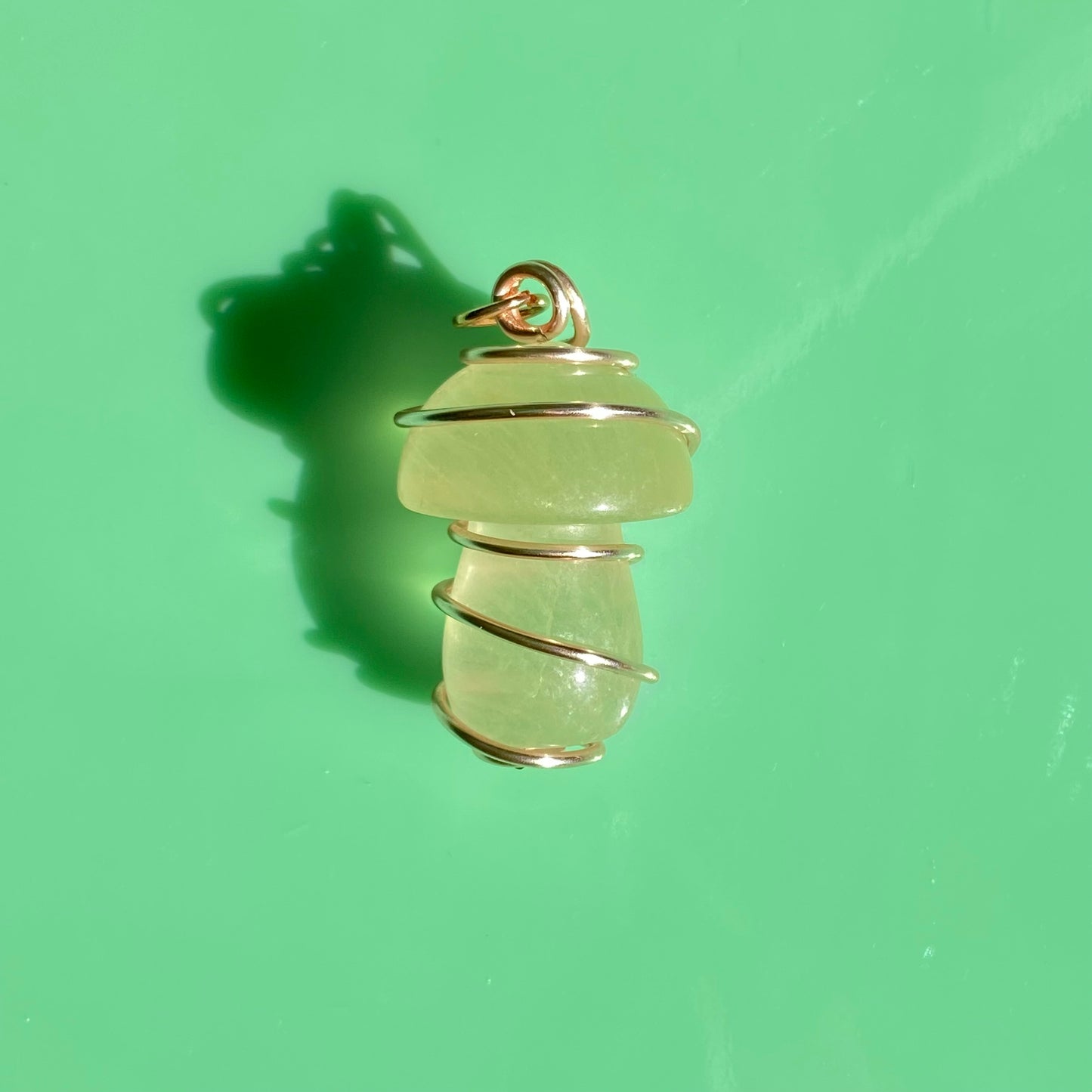 Big Fluorite Mushroom Pendants