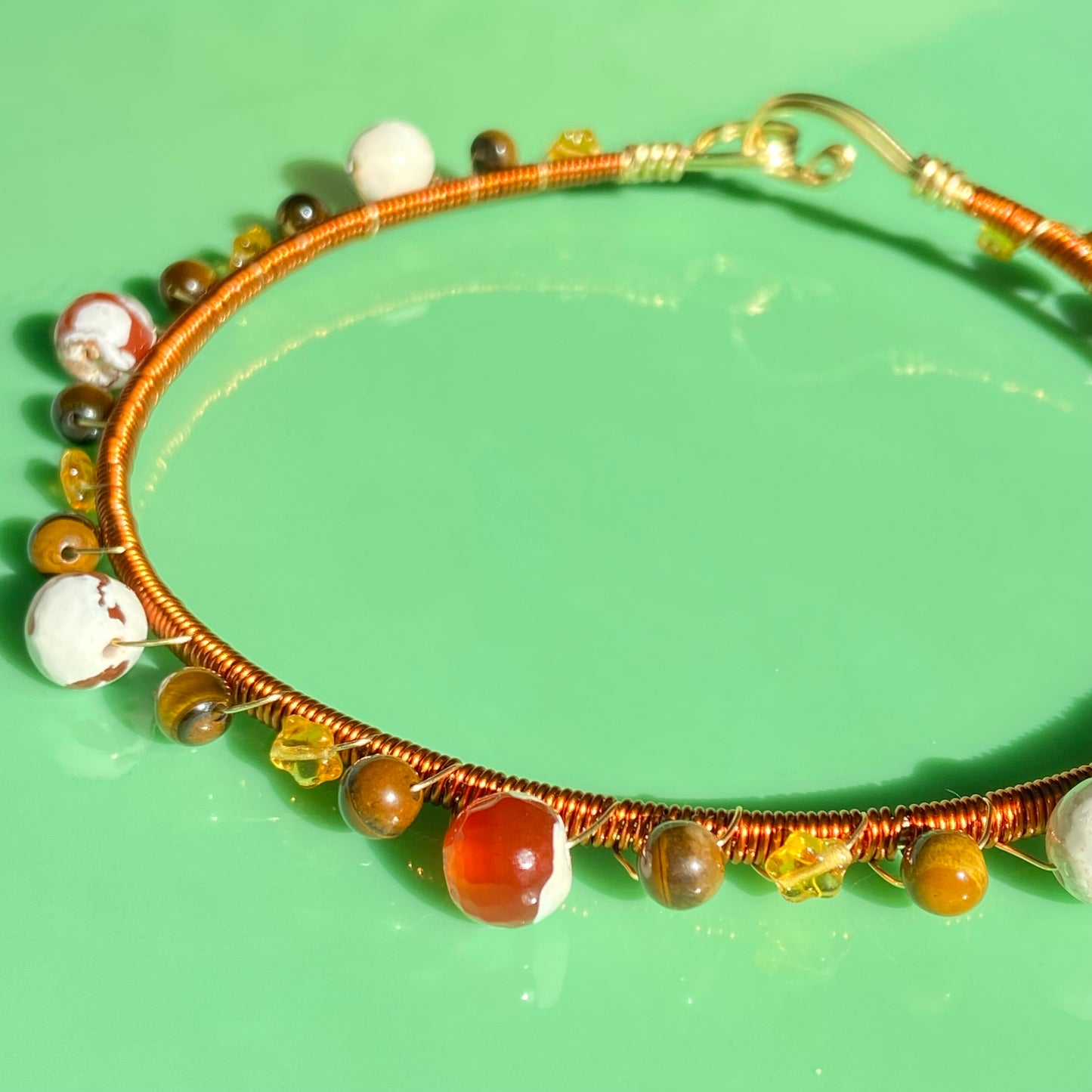 Orange/Brown Wire Choker