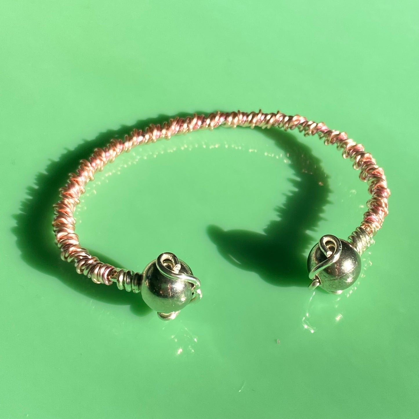 Pink “Barbed” Cuffs