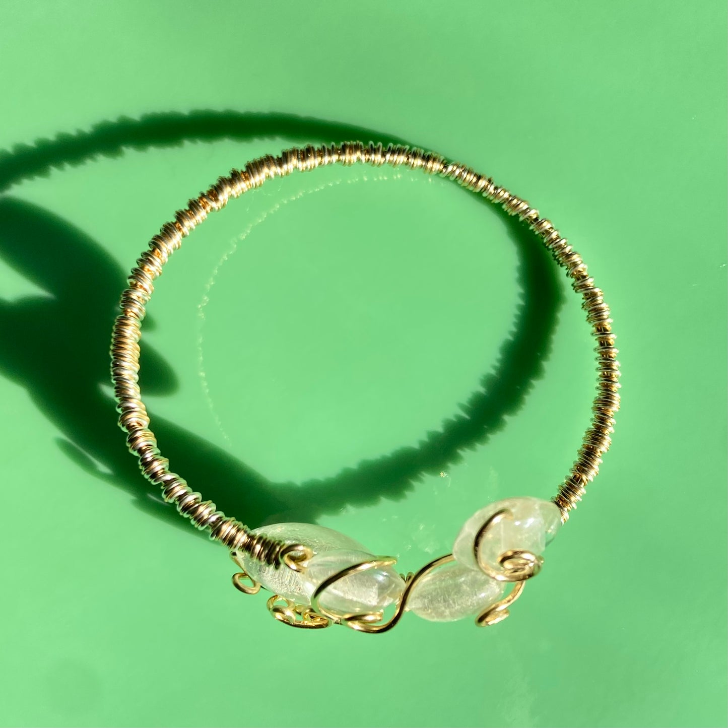 Gold/Silver/White Cuff
