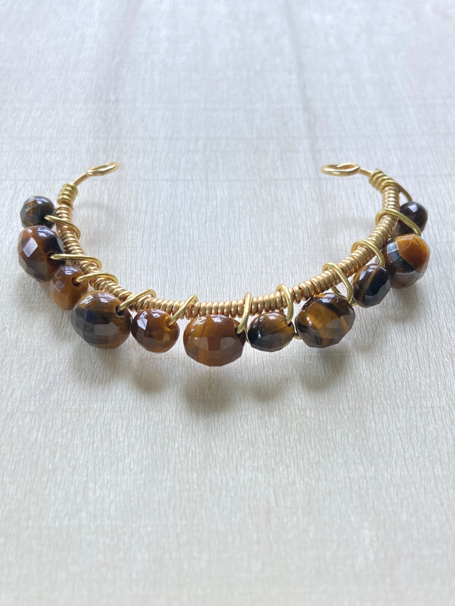 Tiger’s Eye Ear Cuff