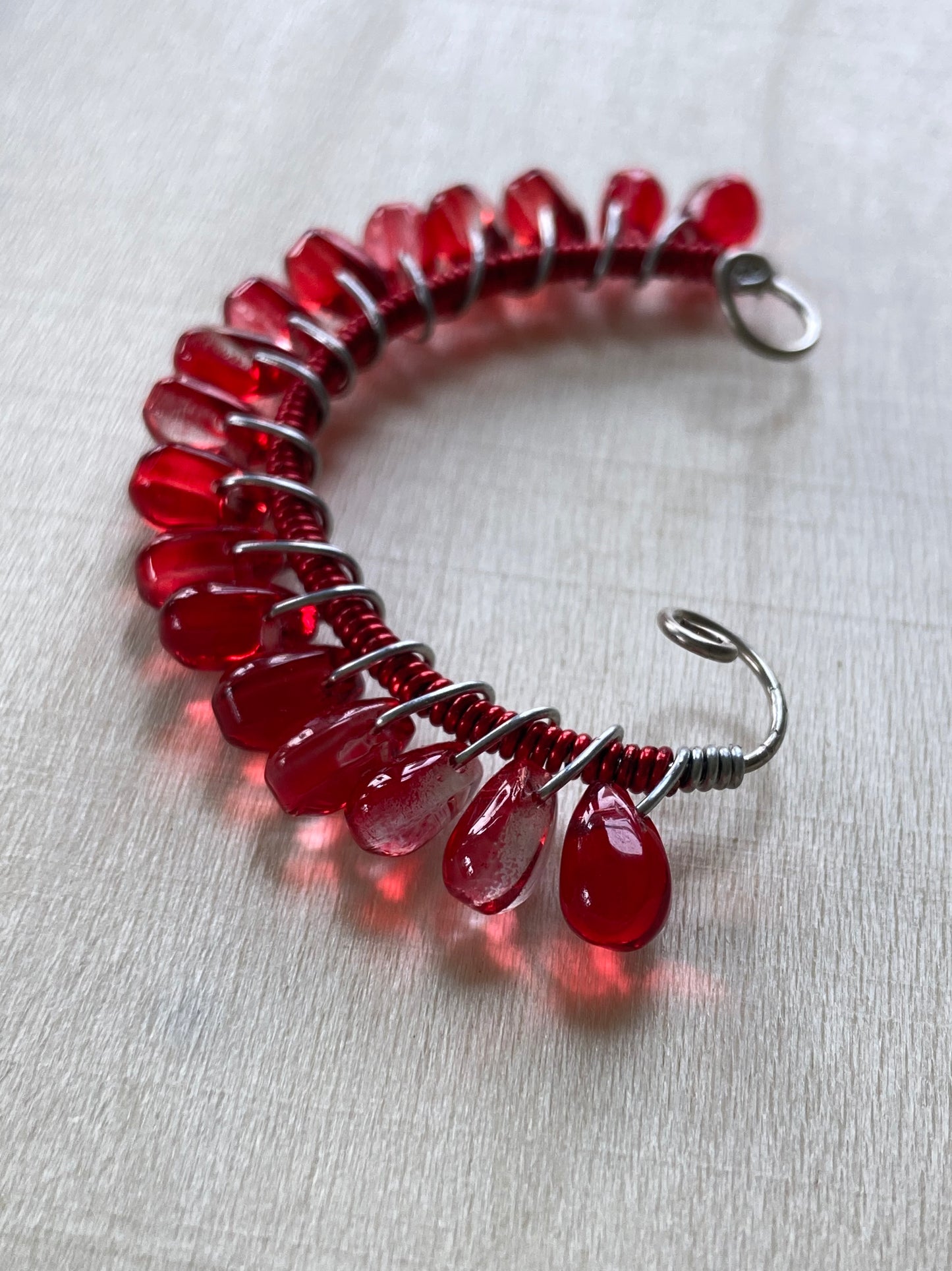 Blood Drop Ear Cuff