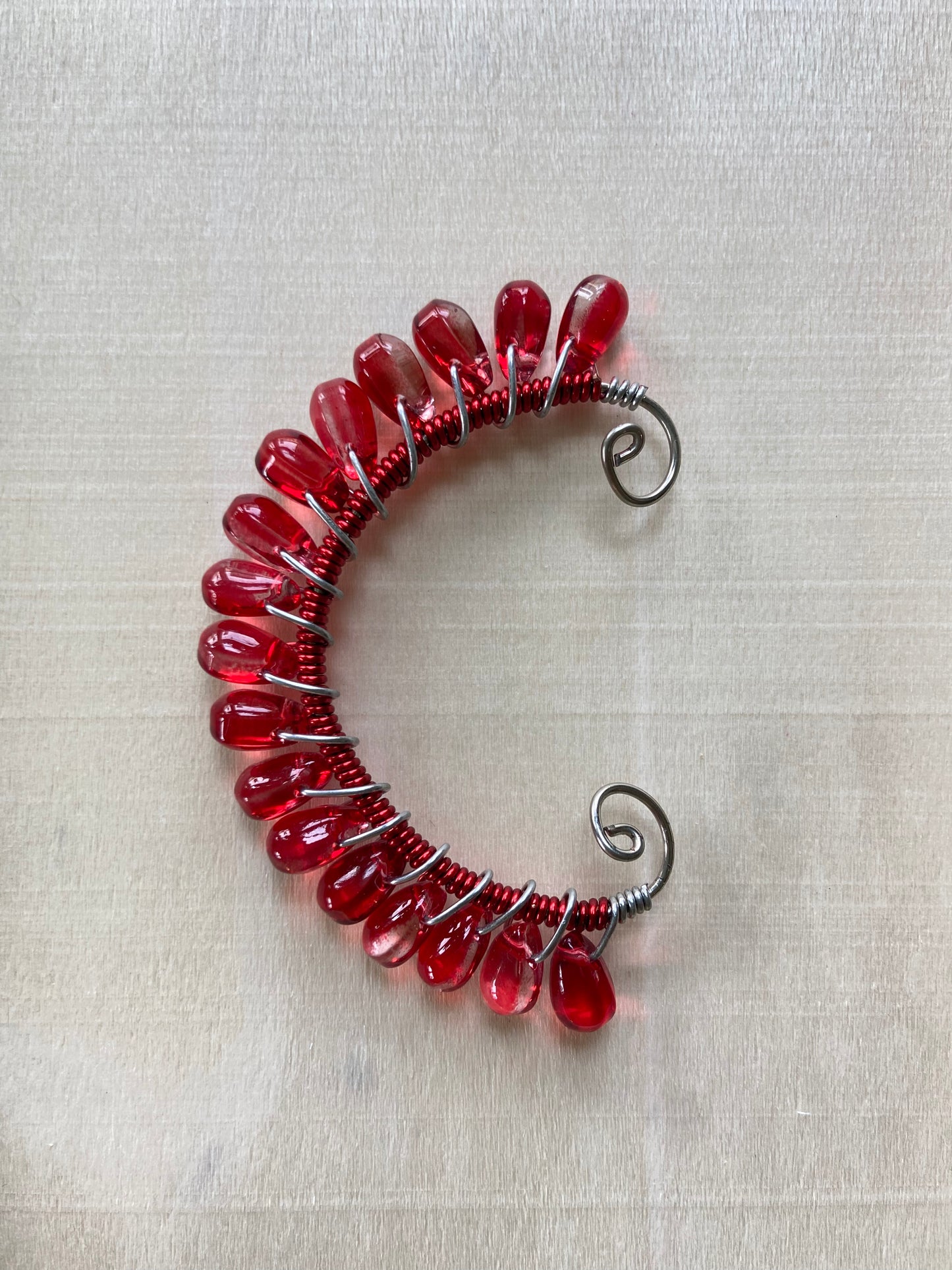 Blood Drop Ear Cuff