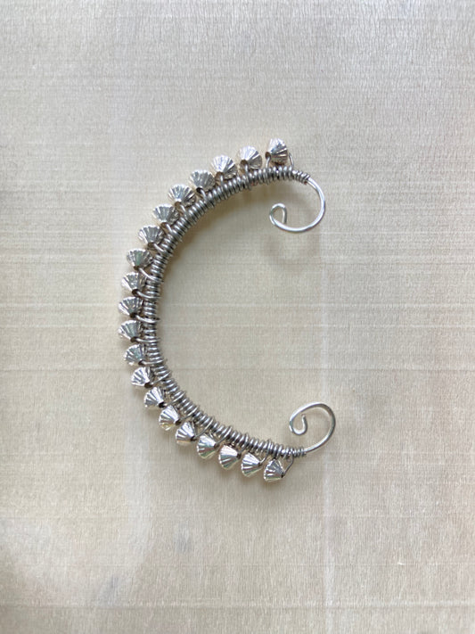 Silver Metal Ear Cuff