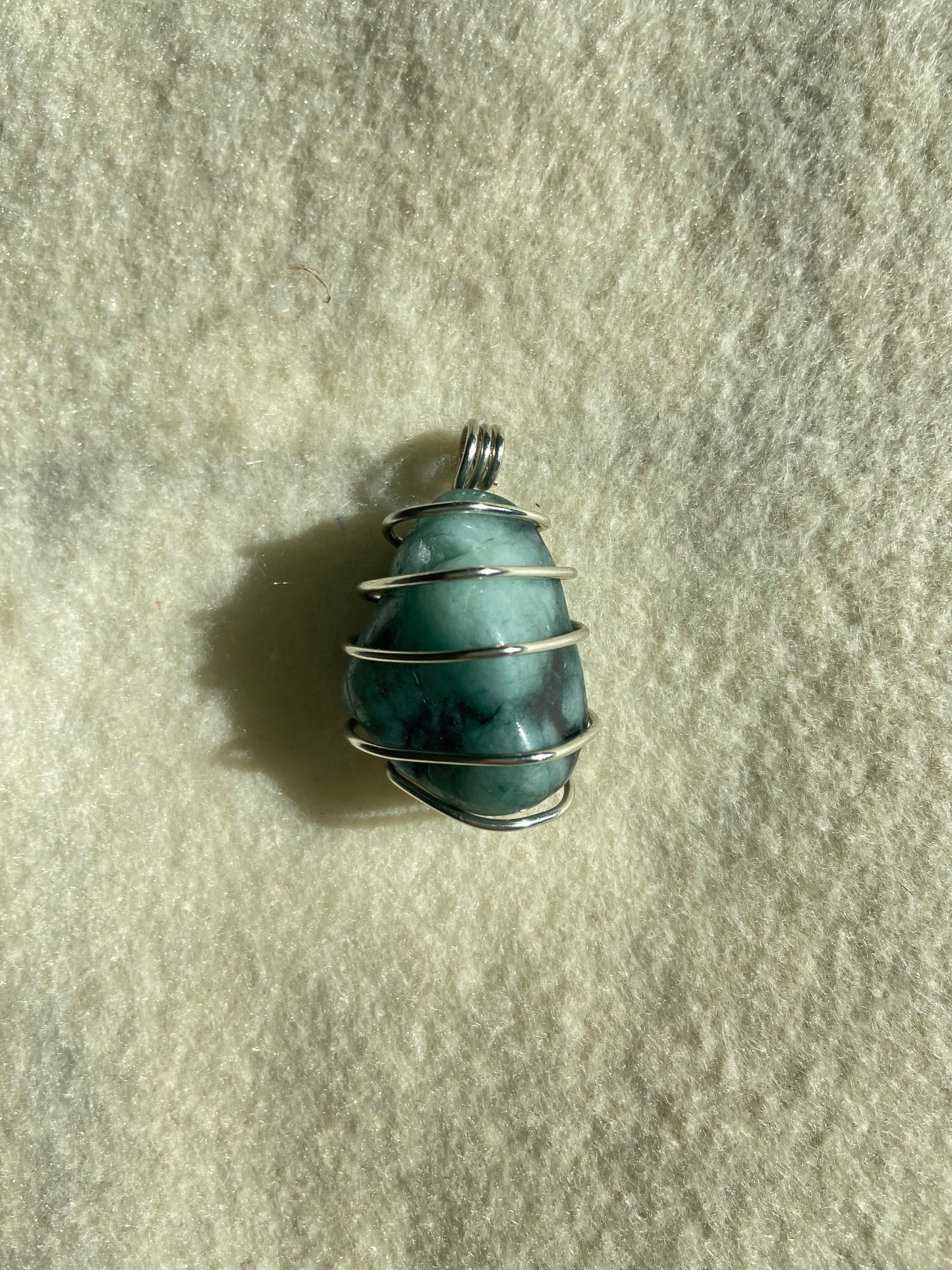 Jewelry for Palestine // Emerald Pendant