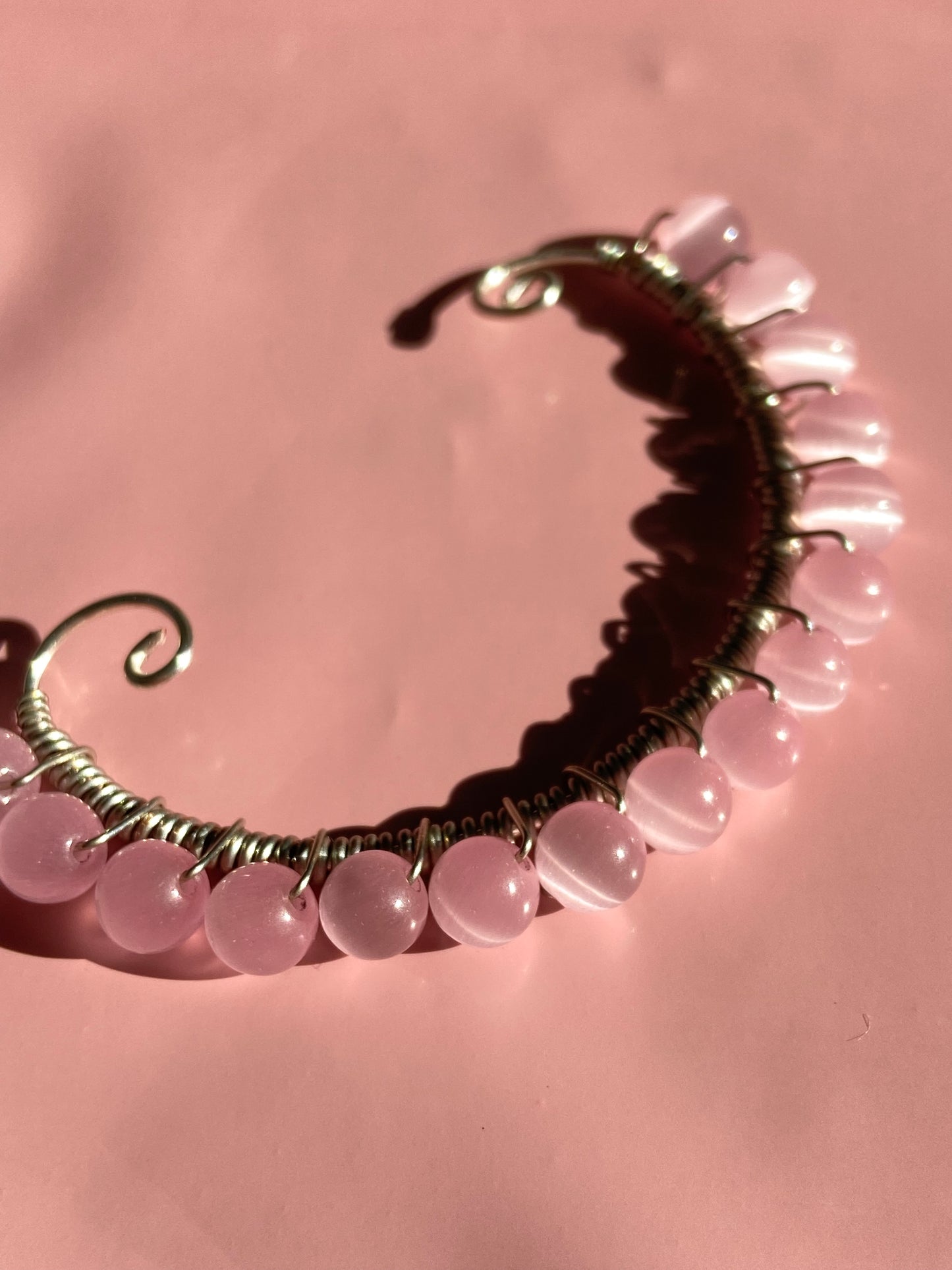 Small Baby Pink Ear Cuff