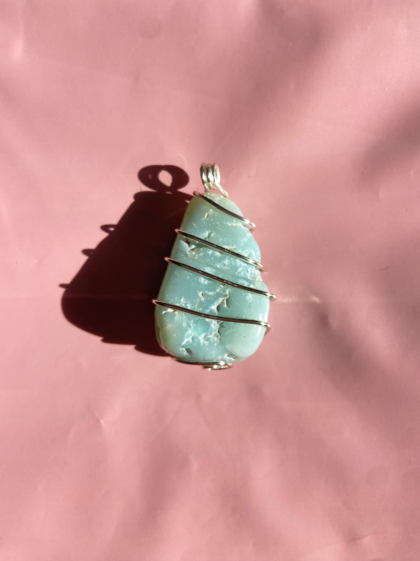 Large Amazonite Pendant