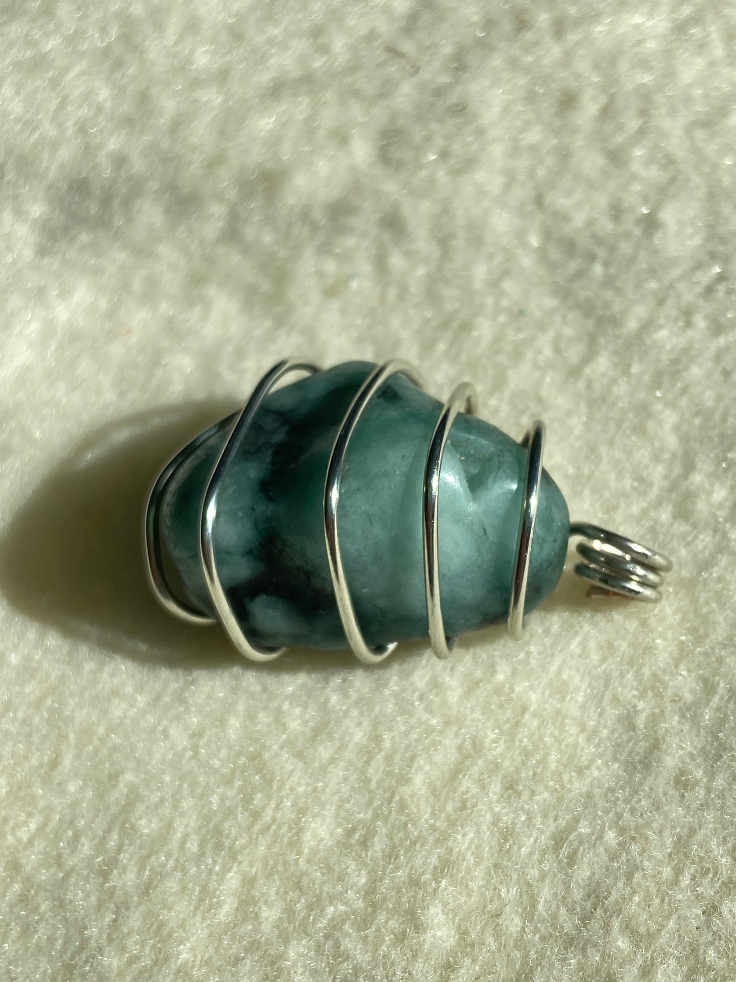 Jewelry for Palestine // Emerald Pendant