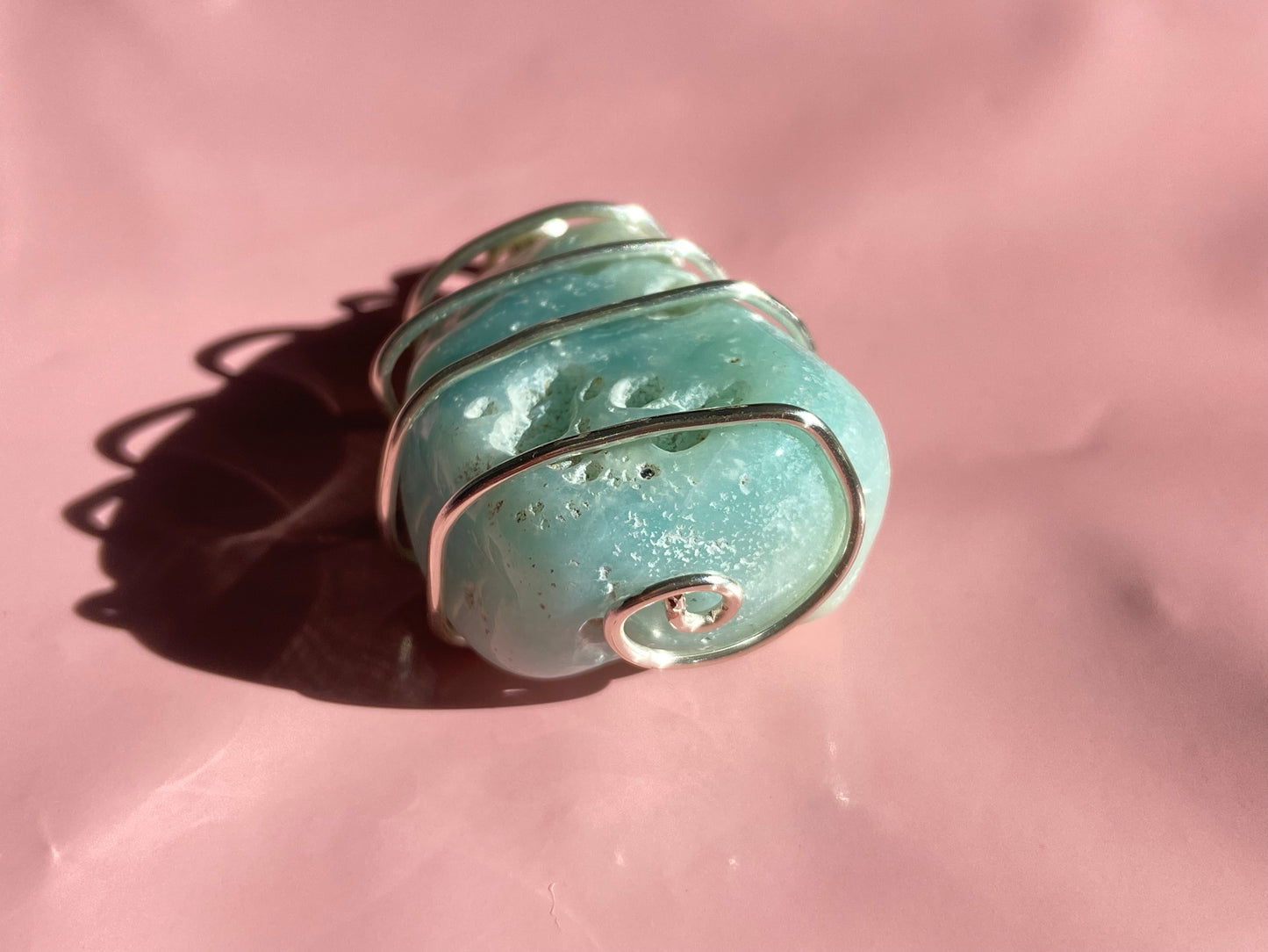 Large Amazonite Pendant