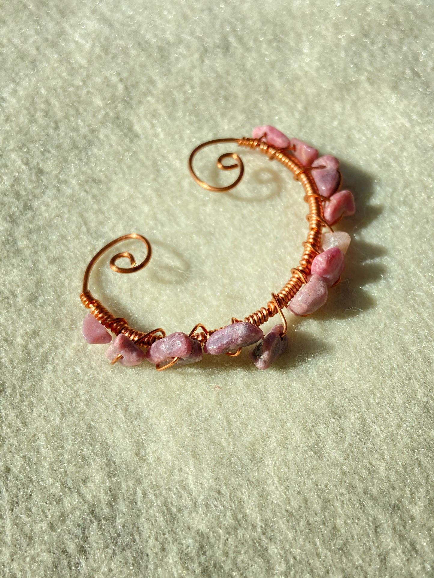 Rhodonite Ear Cuff